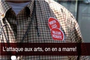 L’attaque aux arts, on en a marre!