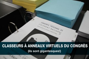 Classeurs à anneaux virtuels du congrès