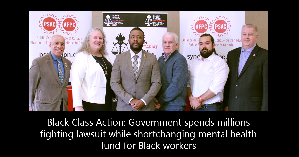 Black Class Action: Government spends millions fighting lawsuit while shortchanging mental health fund for Black workers