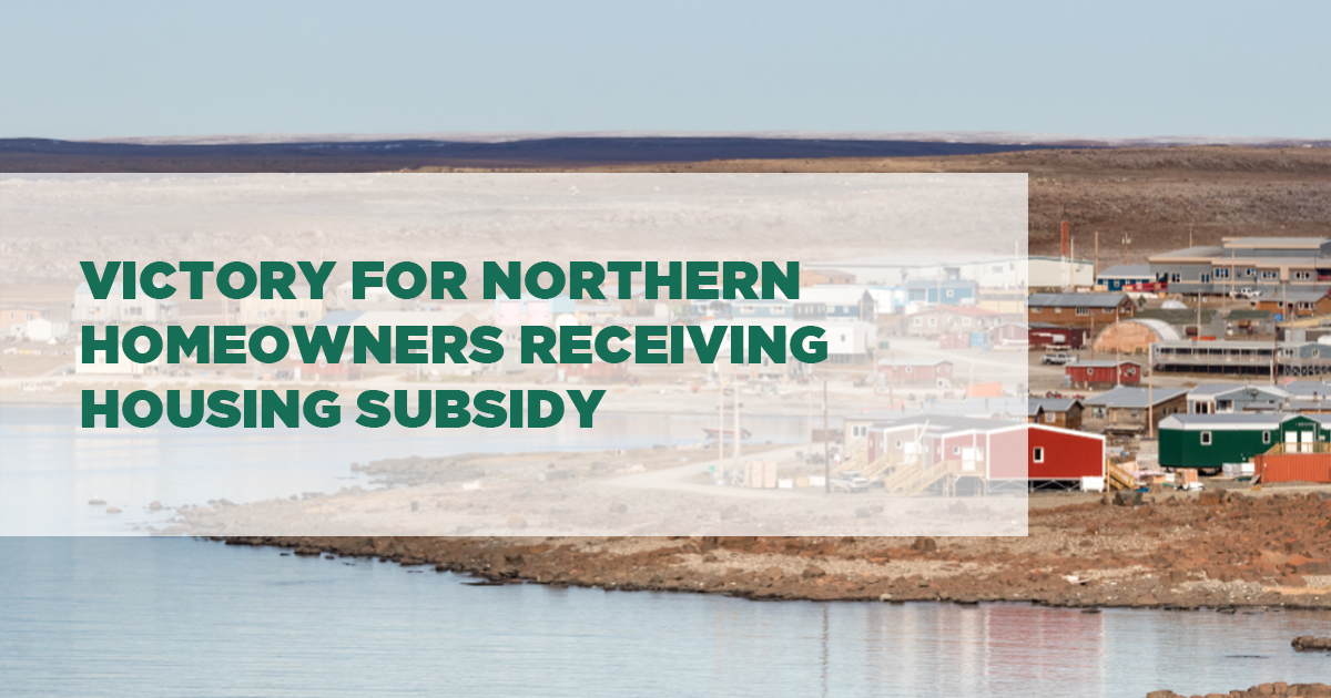 Victory for northern homeowners receiving housing subsidy