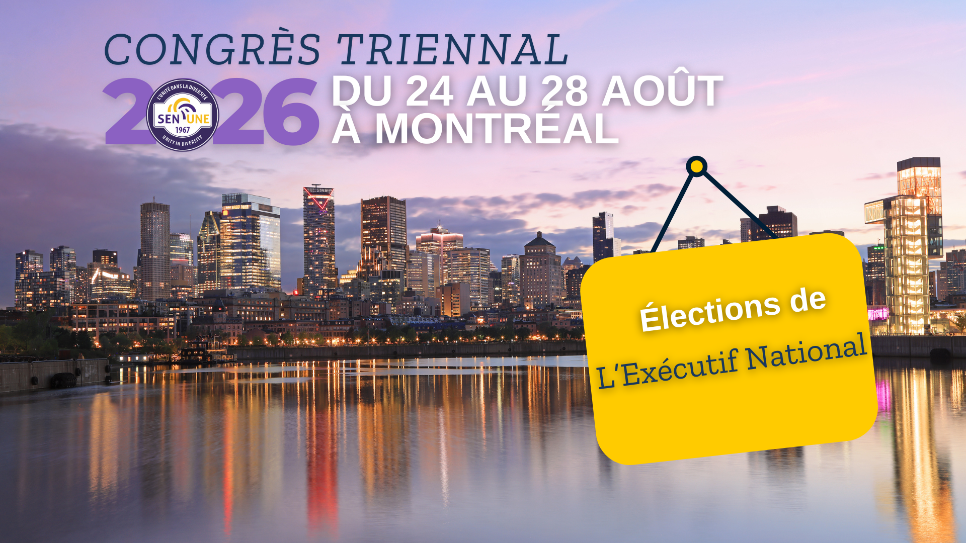 Élections du Congrès triennal 2026 du SEN
