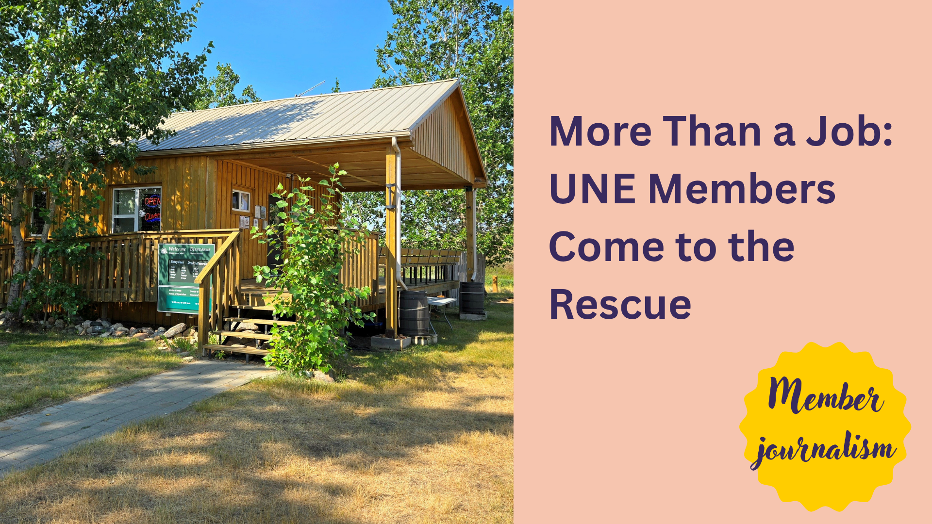 More Than a Job: UNE Members Come to the Rescue