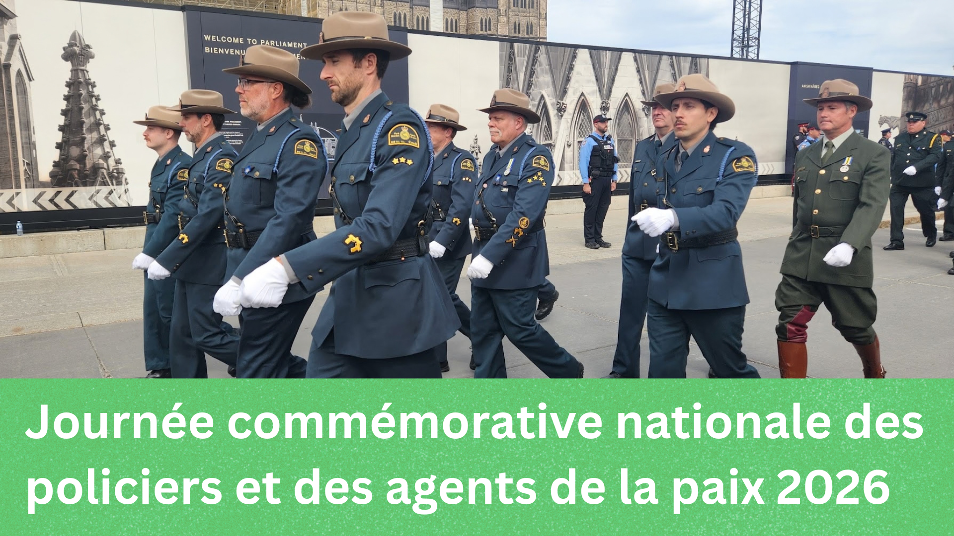 Journée commémorative nationale des policiers et des agents de la paix 2026